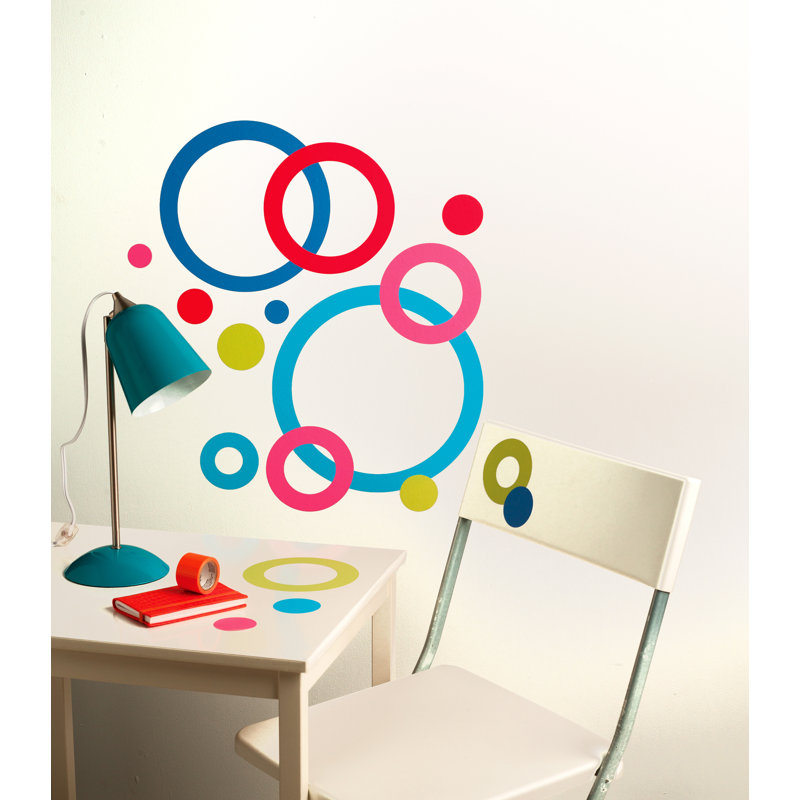 Wallies Peel and Stick Concentric Circles Wall Decal & Reviews Wayfair